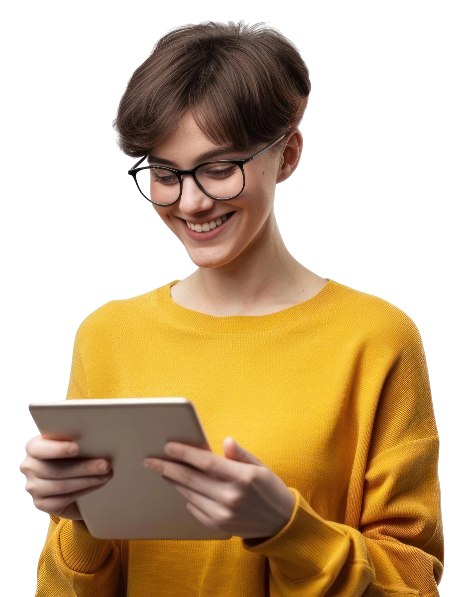 reading woman